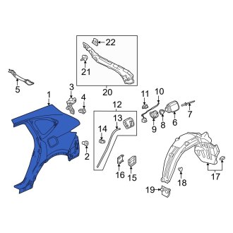 Acura Mdx Replacement Quarter Panels Carid