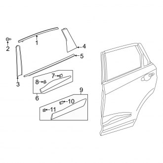 2023 Acura RDX OEM Doors Parts Shells Panels CARiD