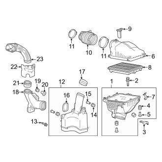 2019 Acura TLX OEM Air Intake Parts Filters CARiD