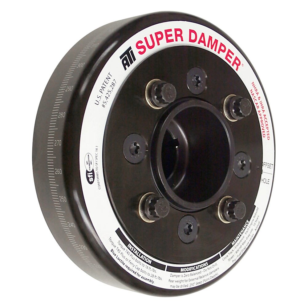 ATI Performance 918900 Super Damper 4 Bolt Pulley Harmonic Damper