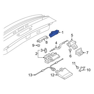 Audi Q8 Trunk Tailgate Handles Locks CARID