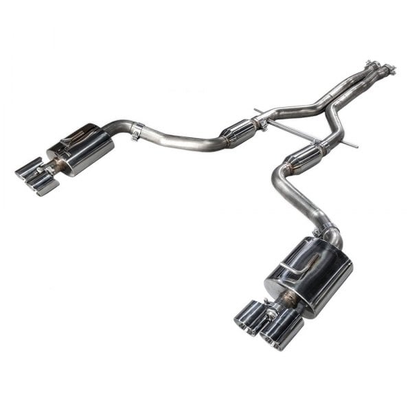 AWE Tuning Audi S4 2007 Track Edition 304 SS Cat Back Exhaust