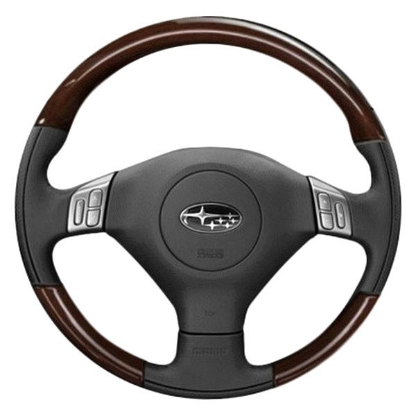 B I AW1253L002 PAINT Premium Design Black Leather Steering Wheel