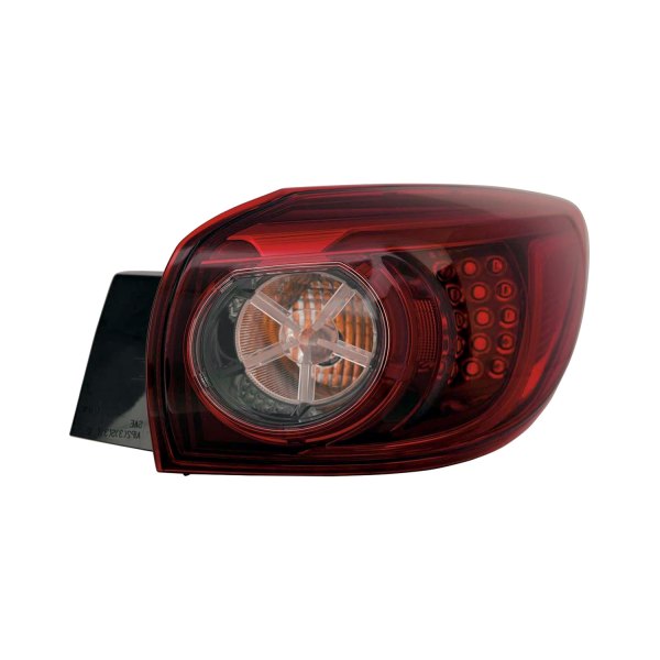 Depo Rac Passenger Side Outer Replacement Tail Light Capa