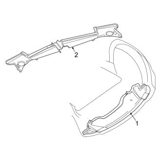 Dodge Challenger Radiator Support Covers Carid