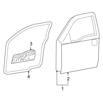 Ford F Oem Doors Parts Shells Panels Carid