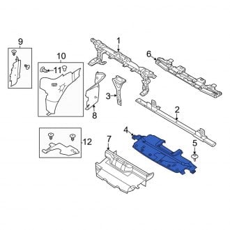 Ford Expedition Radiator Support Covers CARiD