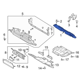 Ford Bronco Radiator Support Covers Carid