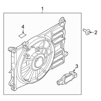 Ford Edge Radiator Fans Parts Carid