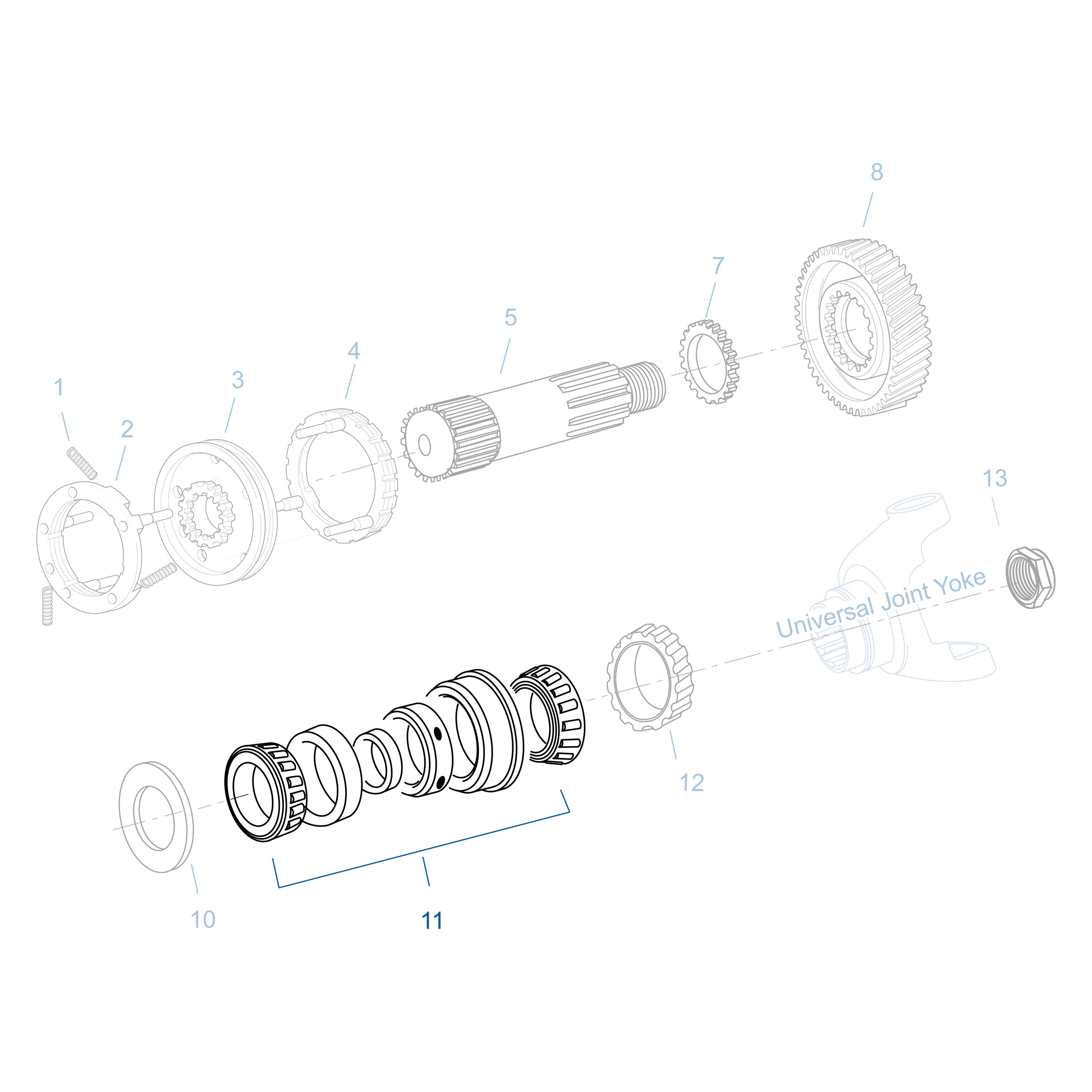 Fuller Box Manual Transmission Bearing