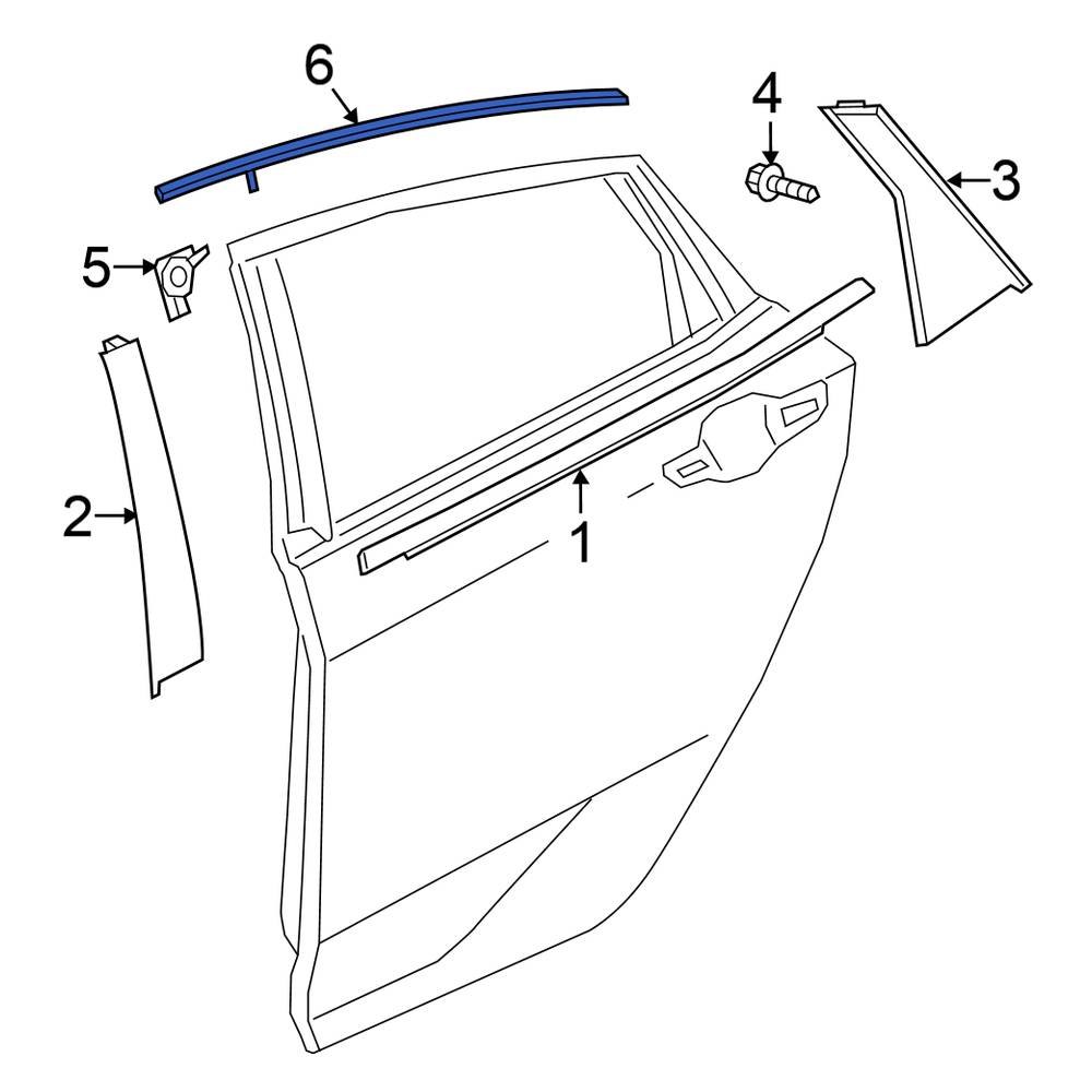 High End Fashion For Top Brand Genuine Honda Molding Assembly R Front