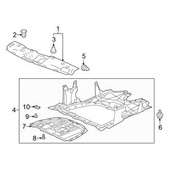 Honda Civic Radiator Support Covers Carid