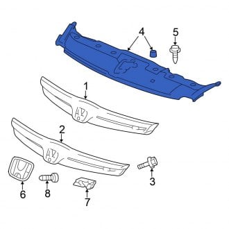 Honda Civic Radiator Support Covers Carid