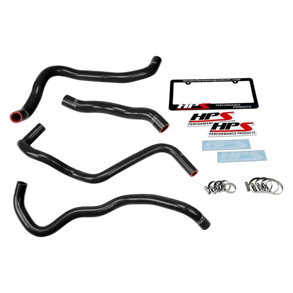 Hps Blk Silicone Radiator And Heater Hose Kit