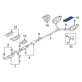 Hyundai Palisade Oem Exhaust Parts Systems Tips Pipes Carid