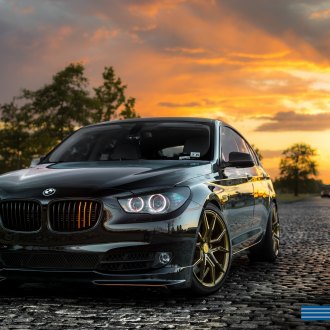 Slammed BMW M5 F10 On Custom Painted Vossens CARiD Gallery