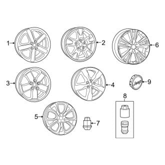 Jeep Grand Cherokee Replacement Factory Wheels Rims Carid