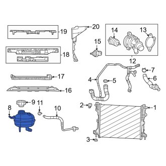 Jeep Compass Coolant Overflow Tanks Carid