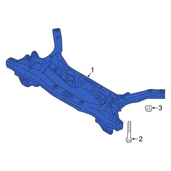 Kia Oe Q Rear Suspension Subframe Crossmember