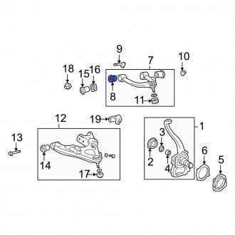 Lexus Lx Oem Suspension Parts Shocks Struts Carid