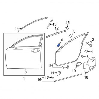 Lexus Is Door Seals Weatherstripping Carid