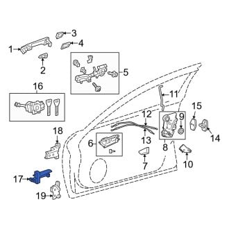 Lexus IS500 OEM Doors Parts Shells Panels Armrests CARiD