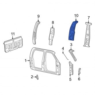 Lincoln Blackwood Pillars Assemblies Door Jambs Braces Carid