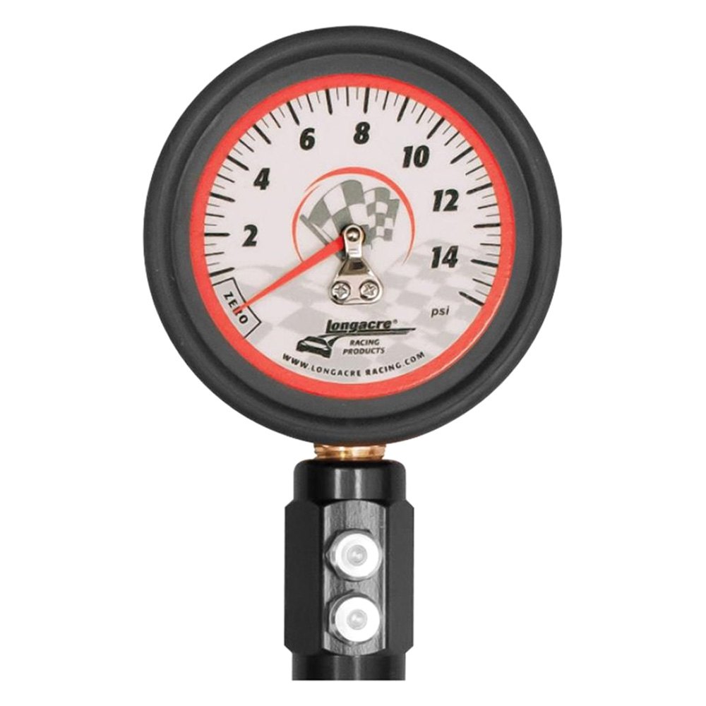 Longacre Deluxe Glow In The Dark Dial Tire Pressure Gauge