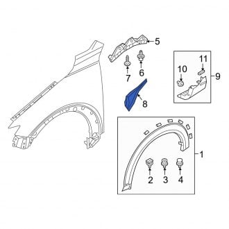 Mazda CX 3 Replacement Fender Moldings Trim CARiD