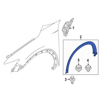 Mazda Cx Replacement Fender Moldings Trim Carid