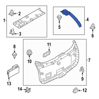 Mazda Cx Trunk Tailgate Moldings Carid