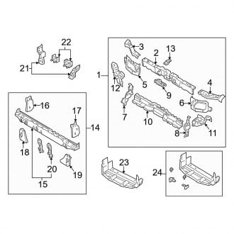 Mazda Mpv Radiator Supports Carid