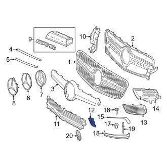 Mercedes Benz OE Replacement Grilles CARiD