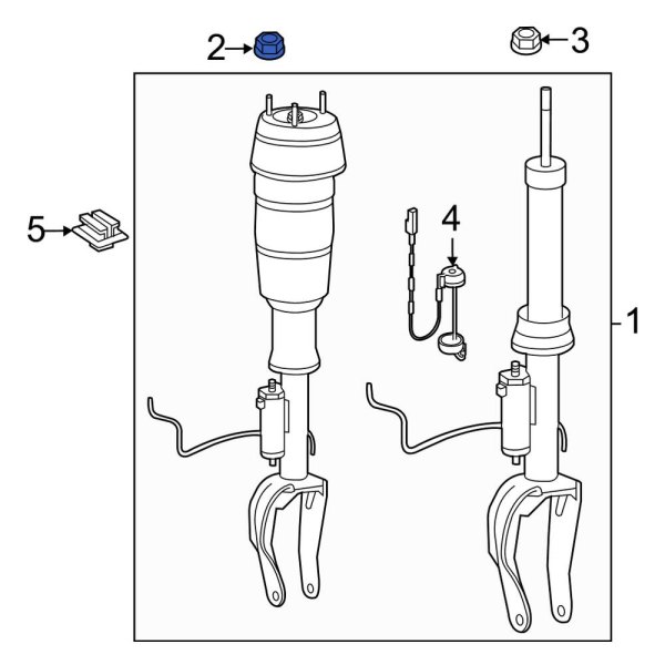 Mercedes Benz Oe Suspension Shock Absorber Nut