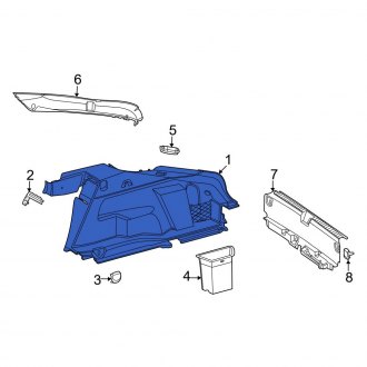 Mercedes EQS Trunk Tailgate Moldings CARID