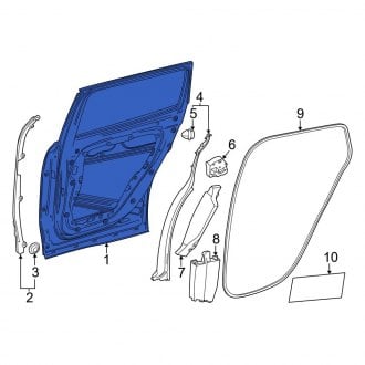 Mercedes EQB Replacement Door Shells Skins CARiD