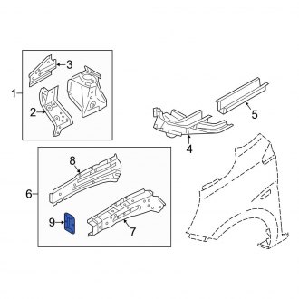 Mitsubishi Mirage G4 Replacement Chassis Frames Rails CARiD