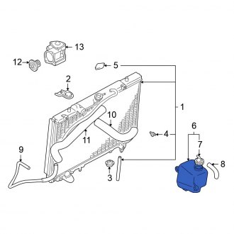 Mitsubishi Montero Sport Coolant Overflow Tanks Carid