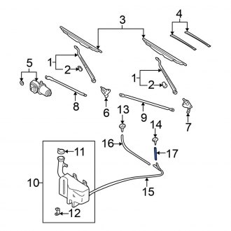 Nissan Frontier Washer Nozzles Parts CARID