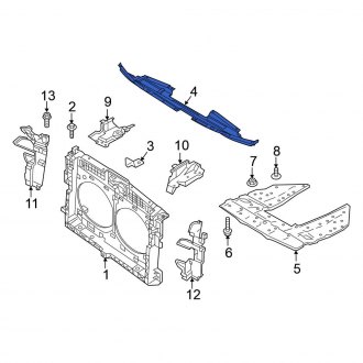 Nissan Murano Radiator Support Covers Carid