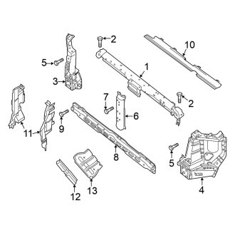 Nissan Nv Radiator Support Covers Carid