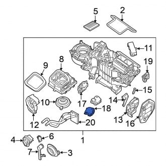 Nissan Frontier Heater Control Valve