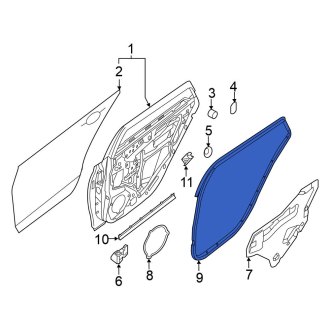 Nissan Sentra Door Seals Weatherstripping Carid