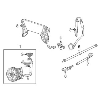 Dodge Ram Power Steering Reservoirs Caps Seals Carid