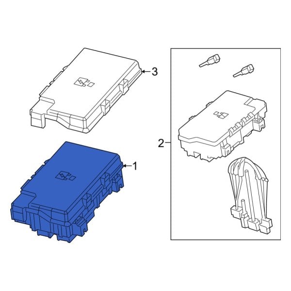 Ram OE 68437288AB Fuse And Relay Center