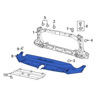 Dodge Ram Radiator Support Covers Carid