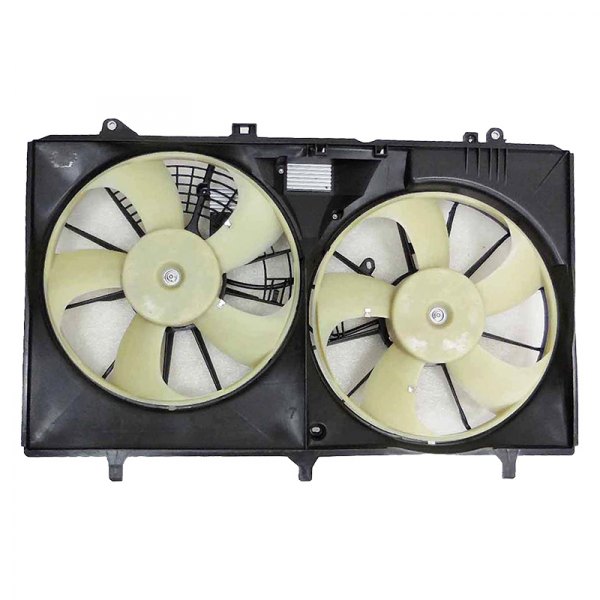 Replace LX3115143 Dual Radiator And Condenser Fan Assembly