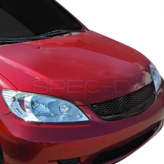 2004 Honda Civic Custom Grilles Billet Mesh LED Chrome Black