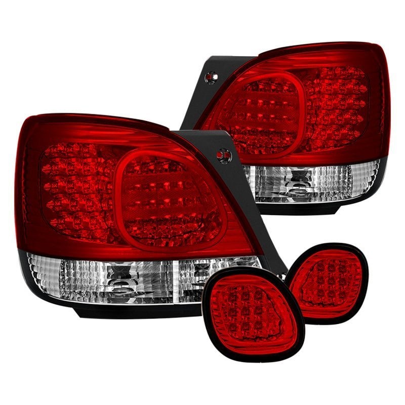 Spyder Alt Yd Lgs Led Rc Chrome Red Led Tail Lights