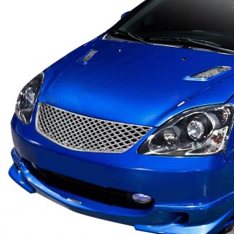 2004 Honda Civic Custom Grilles Billet Mesh LED Chrome Black